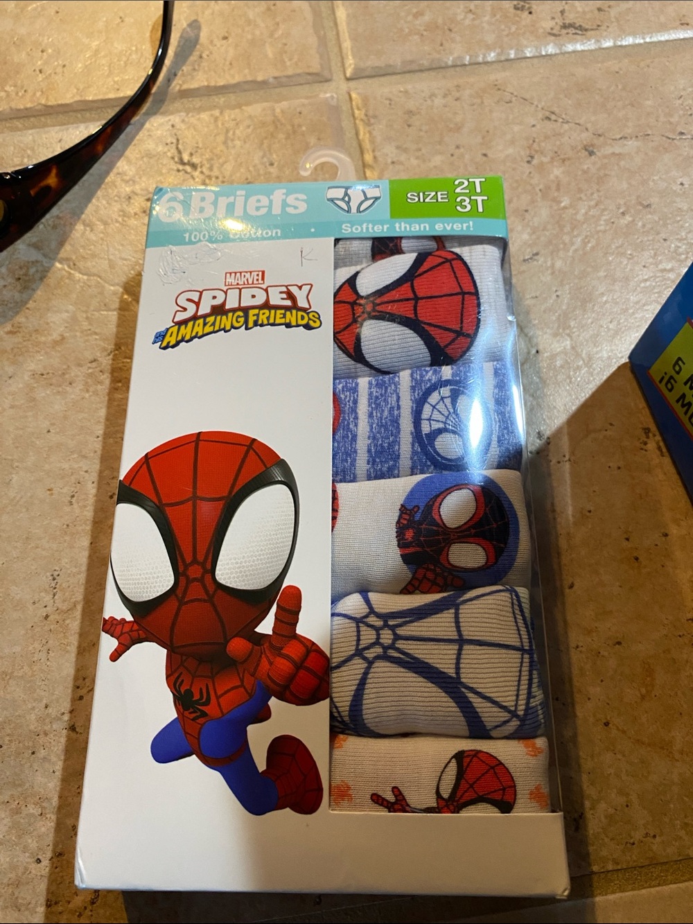 Spiderman Kids Briefs Pack — Red, Blue, White